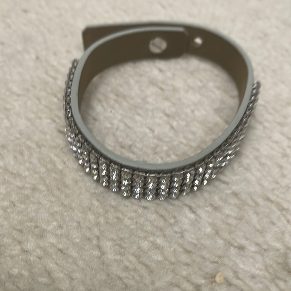 SWAROVSKI Women's Buckle Bracelet with Stones Adjustable Strap